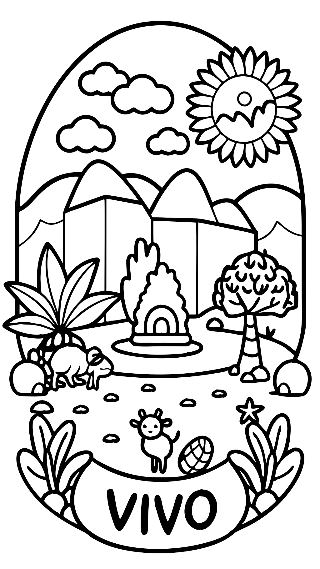 vivo coloring pages